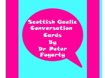 57 Scottish Gaelic Setting Cards For Conversation Practice