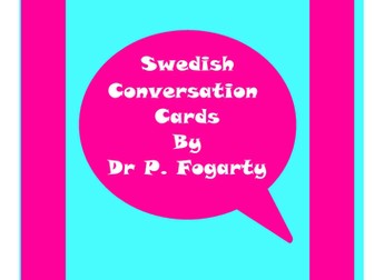 57 Swedish Setting Cards For Conversation Practice