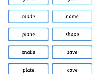 A Magic E - Activity Pack