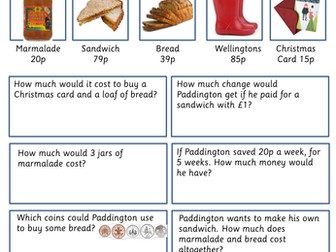 Word Problems Involving Money