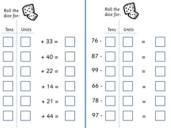 Subtracting 2-digit Numbers from 2-digit Numbers