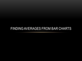 Averages from bar chart