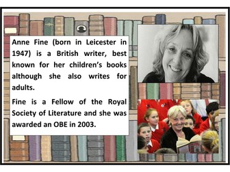 Anne Fine (Author) Wall Display