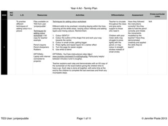 Year 4 Art Termly Plan - Basic Art Skills