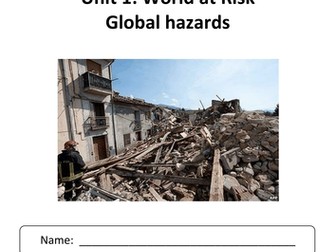 Edexcel Global Hazards AS Revision Unit 1 