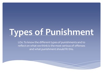Types of Punishment