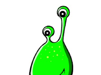 Alien pictures and matching powerpoint