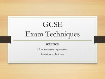 Science GCSE Exam & Revision Tips