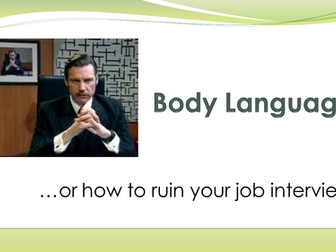 Body Language - How to Ruin Your Job Interview