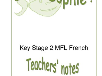 Salut Sophie French Unit 12 - Clothes
