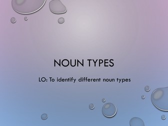 Noun Types PPT
