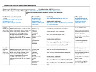 GUIDED READING TEMPLATE