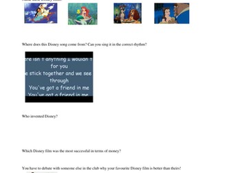 Disney Quiz