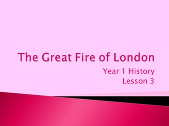The Great Fire of London PowerPoints