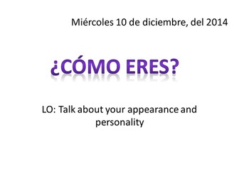 Descripcion fisica y personalidad-Spanish Y7