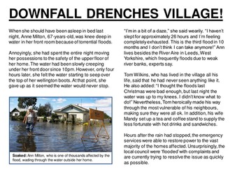 Journalist writing - Newspaper model