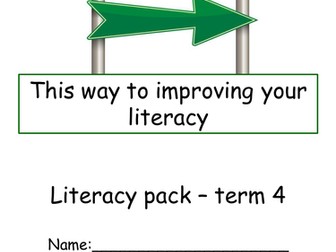 Literacy Homework Booklet 4