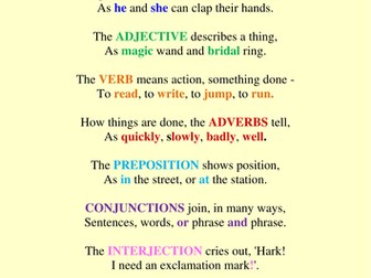 Rhyme - about speech