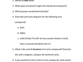 AS Chemistry Orbitals Bonding and Electronegativity