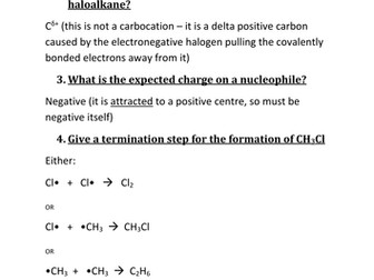 AS Chemistry Inorganic Mechanisms