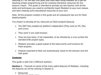 Mediator 9 - The missing manual