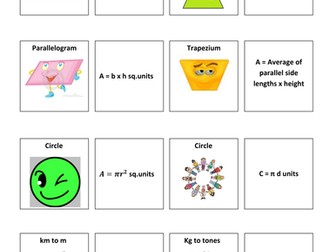 Area and Measures - Pelmanism