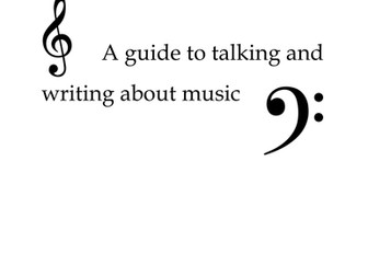A guide to talking and writing about music