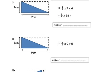 Finding the area of a triangle