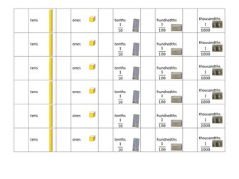 Number expanders place value resource
