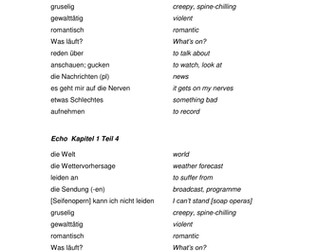 Echo Higher 1.4 Fernsehen