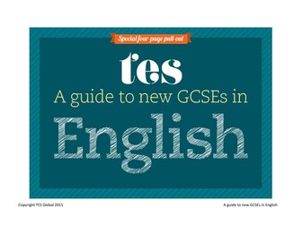 A guide to new GCSEs in English
