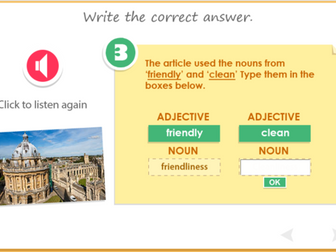 Reading comprehension - The Best Cities in Britain 