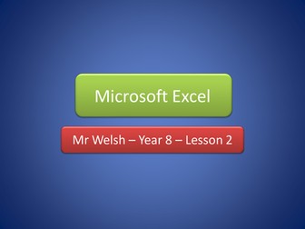 Introduction to Excel/Spreadsheets - Cell References, Modelling, Formulas and Functions