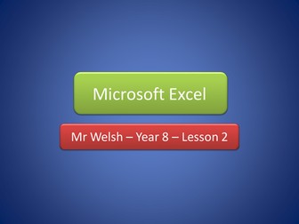 Introduction to Excel/Spreadsheets - Cell References, Modelling, Formulas and Functions