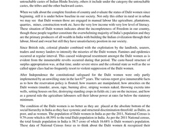 Unless Dalit Women Are Free, India Cannot Achieve Complete Freedom