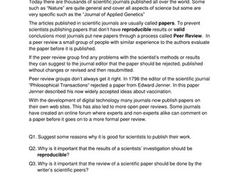 KS3 Working Scientifically Homework Pack 