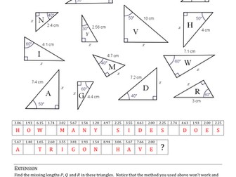 Finding missing sides before trigonometry