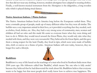 Religion / Culture Factsheet