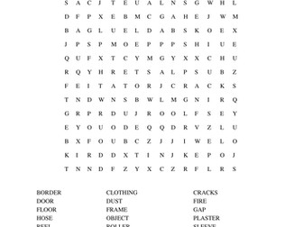 Painting and Decorating wordsearches