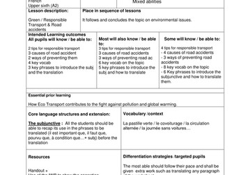 La Sécurité Routière et les accidents de la route