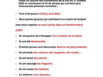 L'intégration en France - Les émeutes urbaines de 2005