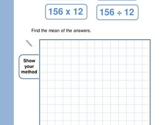 KS2/KS3 Problem Solving Questions - 10 Problems