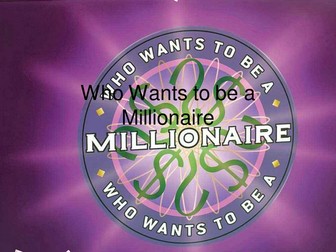 3D Coordinates Who Wants to be a Millionaire
