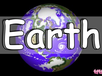 Space and Earth Display titles for KS1 or KS2 Science Display