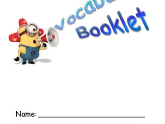English Vocabulary Booklet