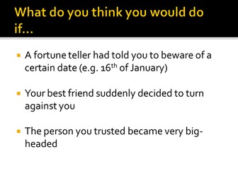 Year 7 Julius Caesar 