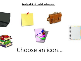 'Sick of Revision' last 6 lessons for any subject or topic.