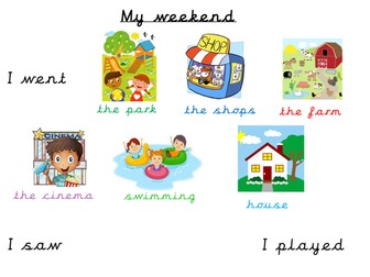 My weekend word mat for Reception
