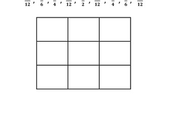 Fractions Magic Square