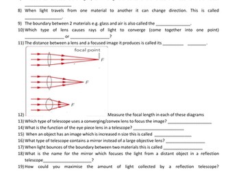 P1 Physics Edexcel Short answer recall questions